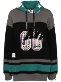 AAPE BY *A BATHING APE® logo-patch hoodie - Black