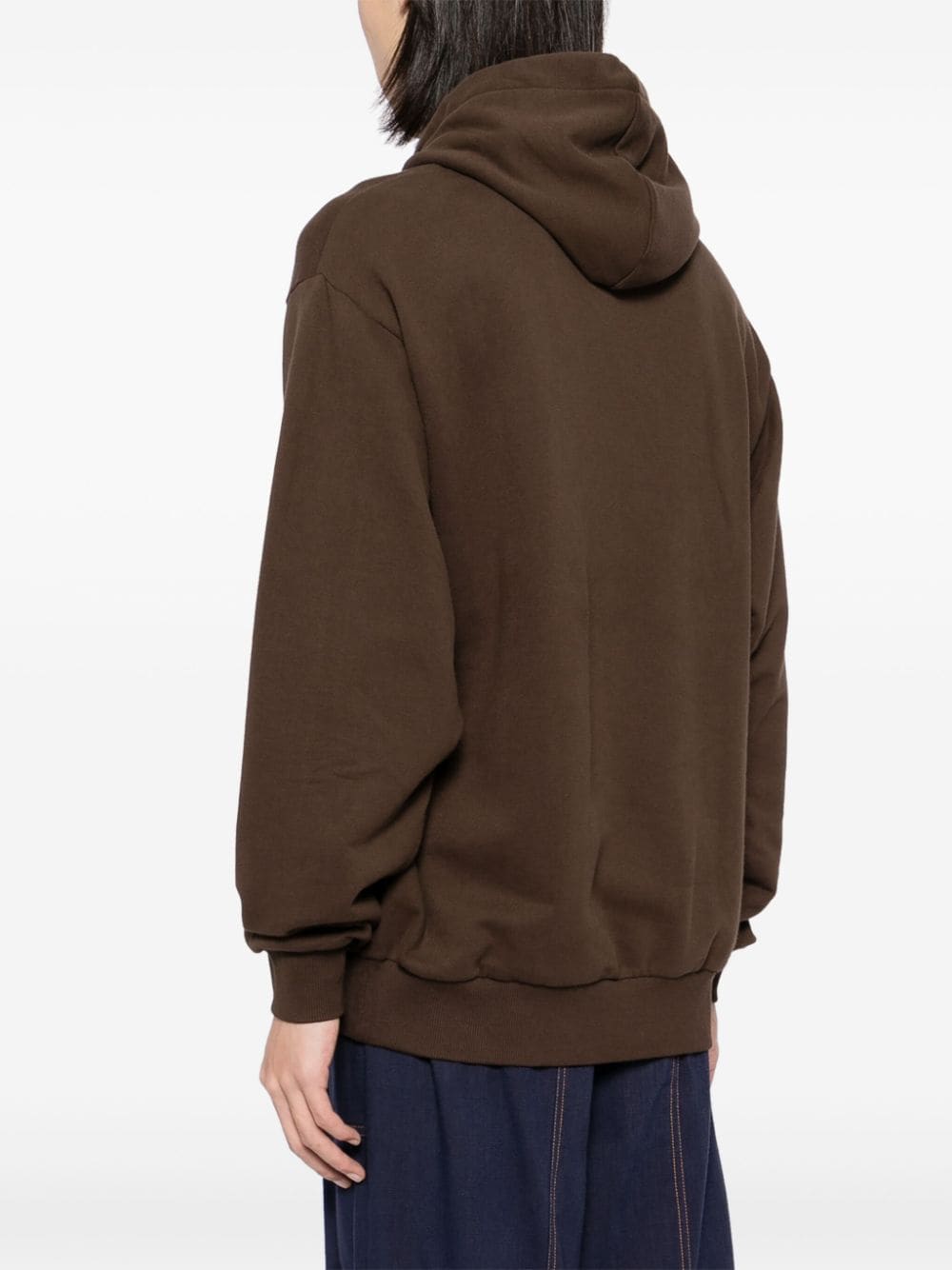 Shop Chocoolate Graphic-print Hoodie In Brown