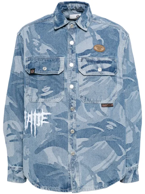 Chemise à imprimé camouflage - AAPE BY *A BATHING APE® - Modalova