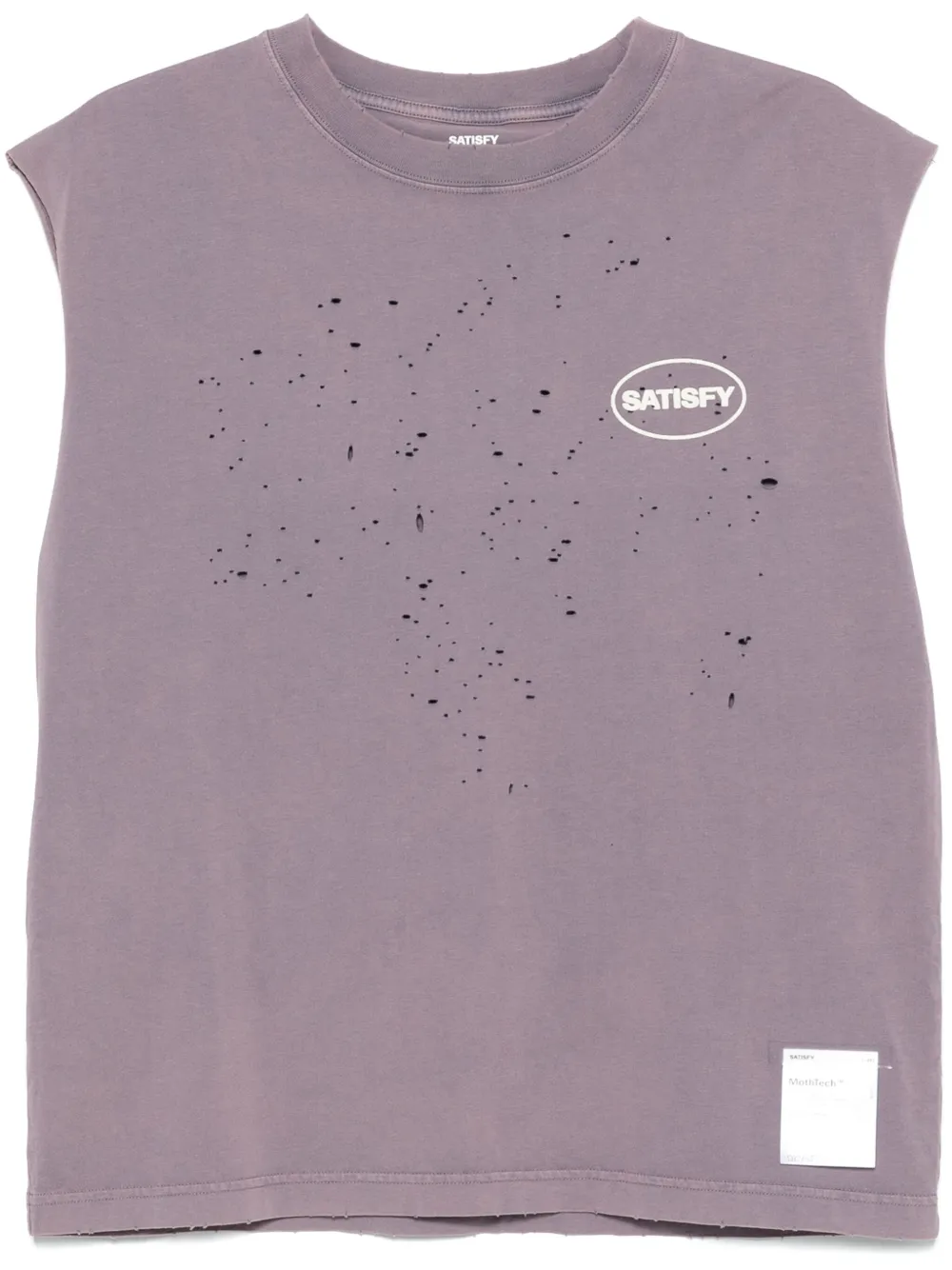 Satisfy MothTeck Muscle T-shirt - Purple