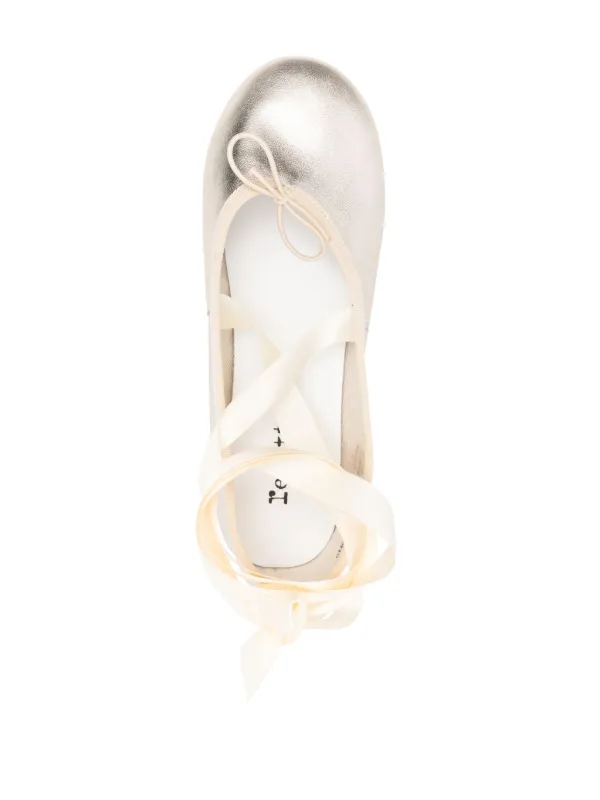 Repetto レペット バレエシューズ フラットシューズ ゴールド 38
