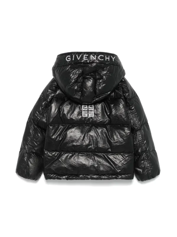 Givenchy embroidered logo padded jacket deals