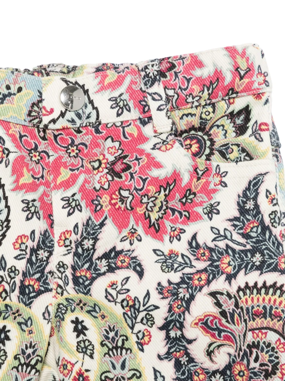 ETRO KIDS Broek met bloemenprint Roze