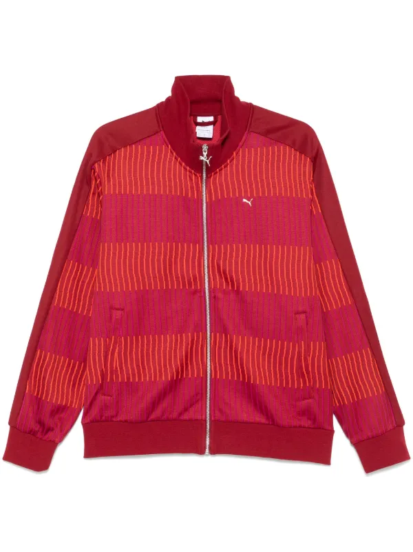 Puma t7 track jacket red online