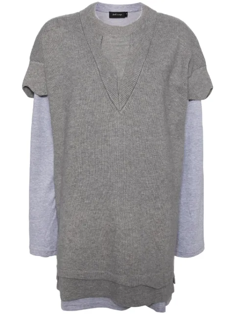 tout a coup V-neck jumper set