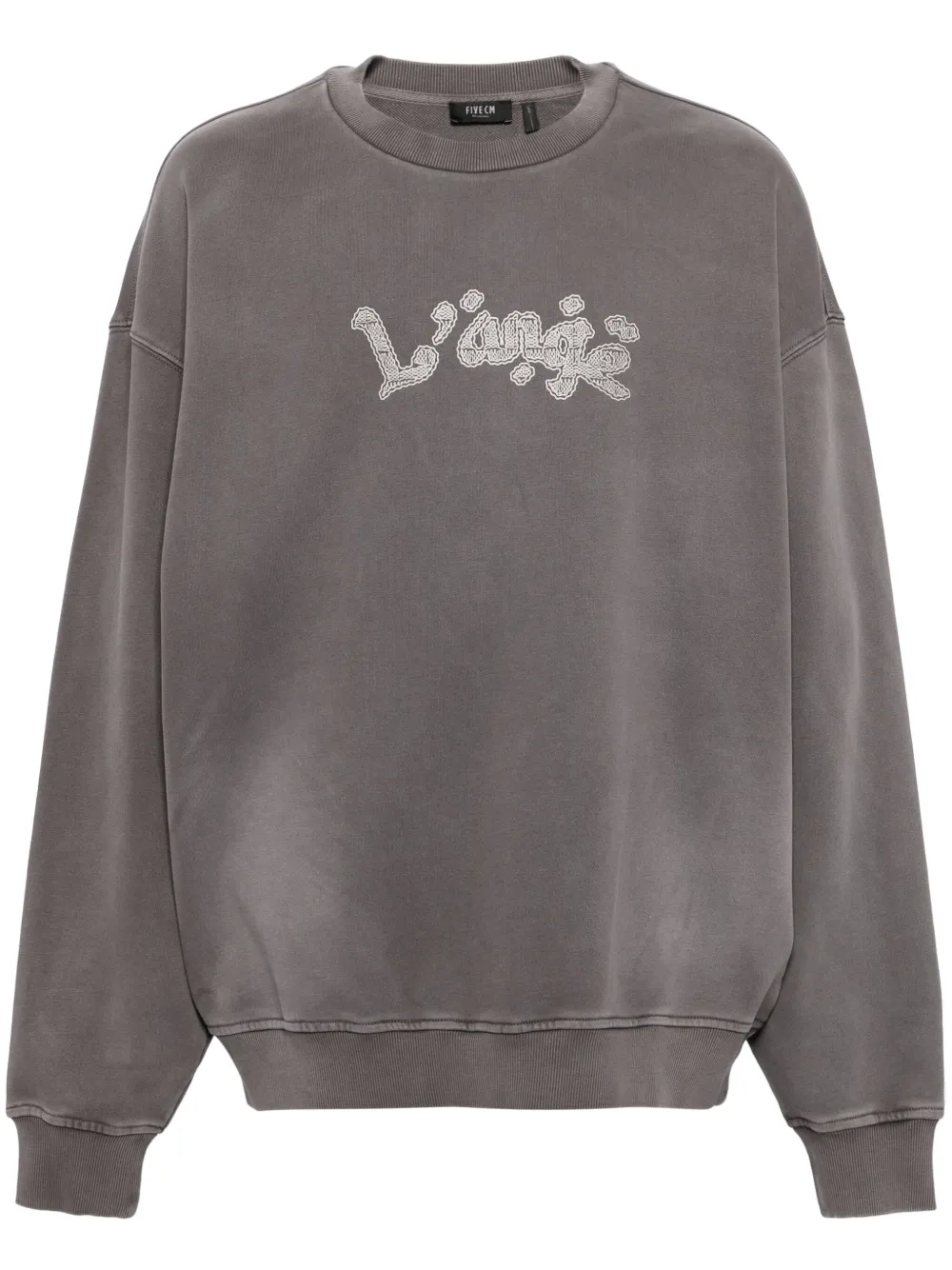 FIVE CM graphic-print sweater | Grey | Image 1