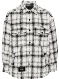 Musium Div. checked shirt jacket - White