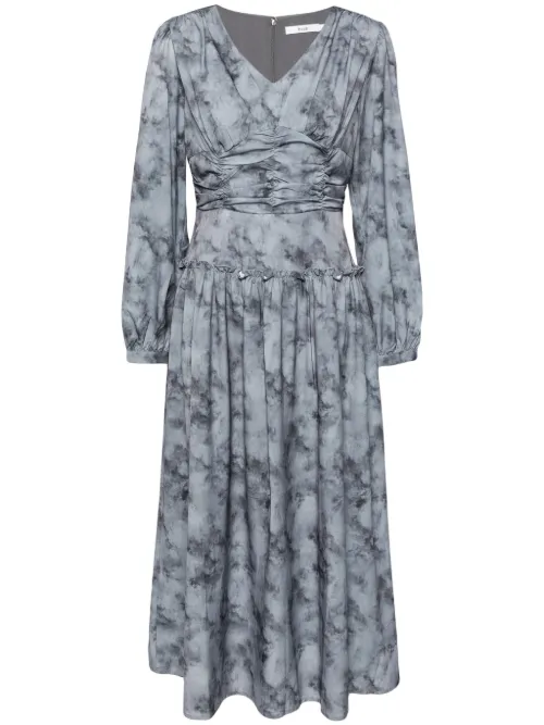 Robe longue à motif marbré - b+ab - Modalova