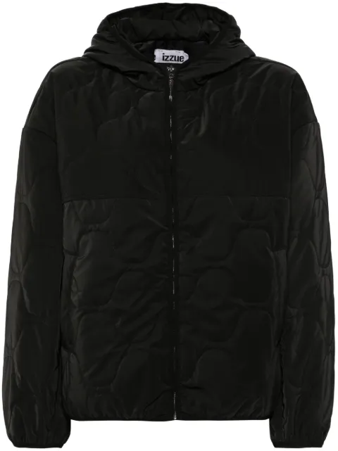 izzue panelled bomber jacket