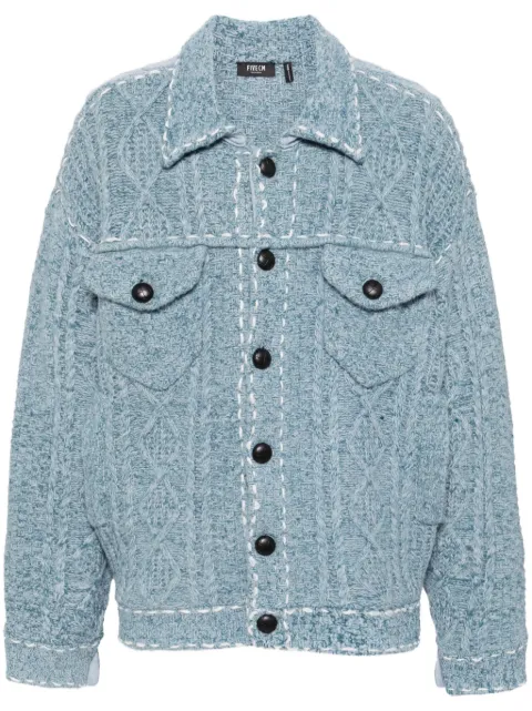 FIVE CM cable-knit cardigan