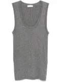 LIU JO lurex tank top - Grey