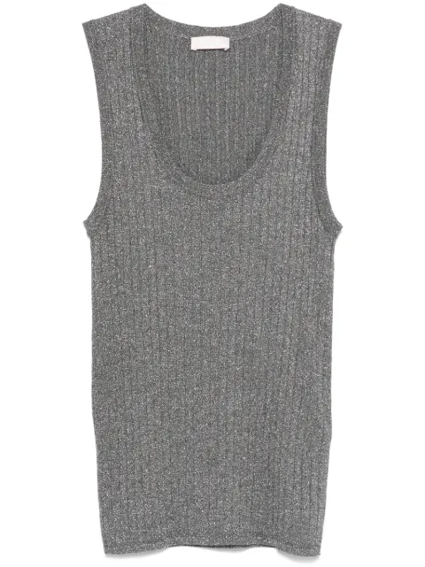 LIU JO lurex tank top