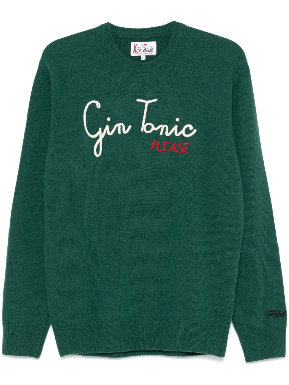 Shop Mc2 Saint Barth Heron Sweater In Green