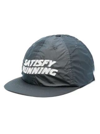 Amazon.co.jp: Satisfy Running Cap 刺繍 黒 キャップ