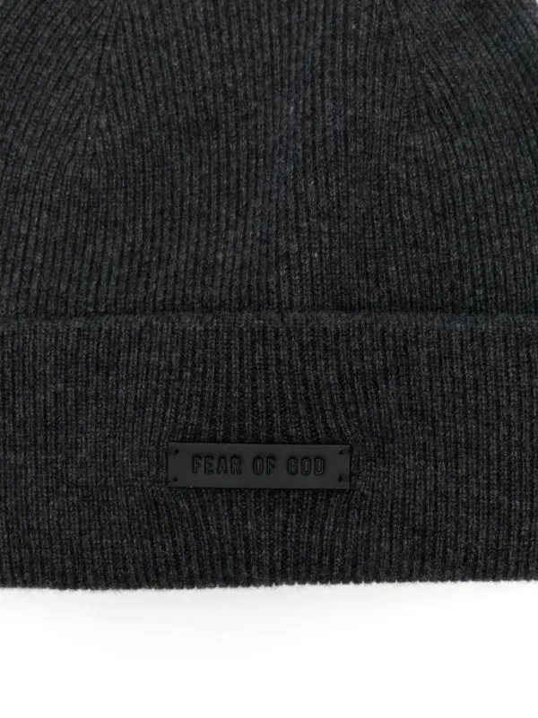 【関税込み】Fear of God グレー カシミヤ ビーニー Fear Of God カシミア ビーニー | グレー | FARFETCH JP