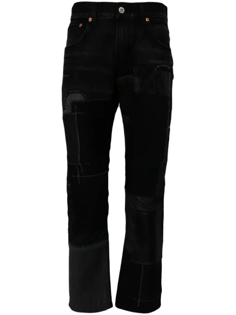 Junya Watanabe MAN jeans con diseño patchwork