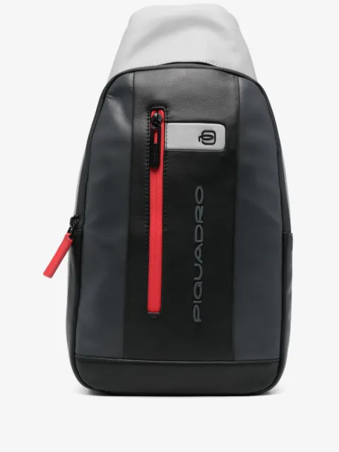 PIQUADRO logo-embossed backpack