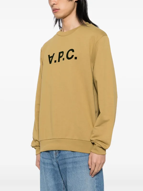 その他 A.P.C. STANDARD BIG VPC SWEATER Beige Oversize Grand 'VPC' Sweatshirt by A.P.C. on Sale