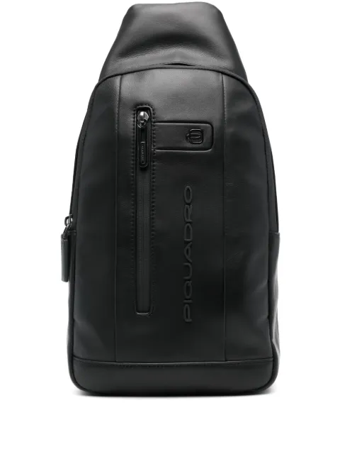 PIQUADRO logo-embossed backpack