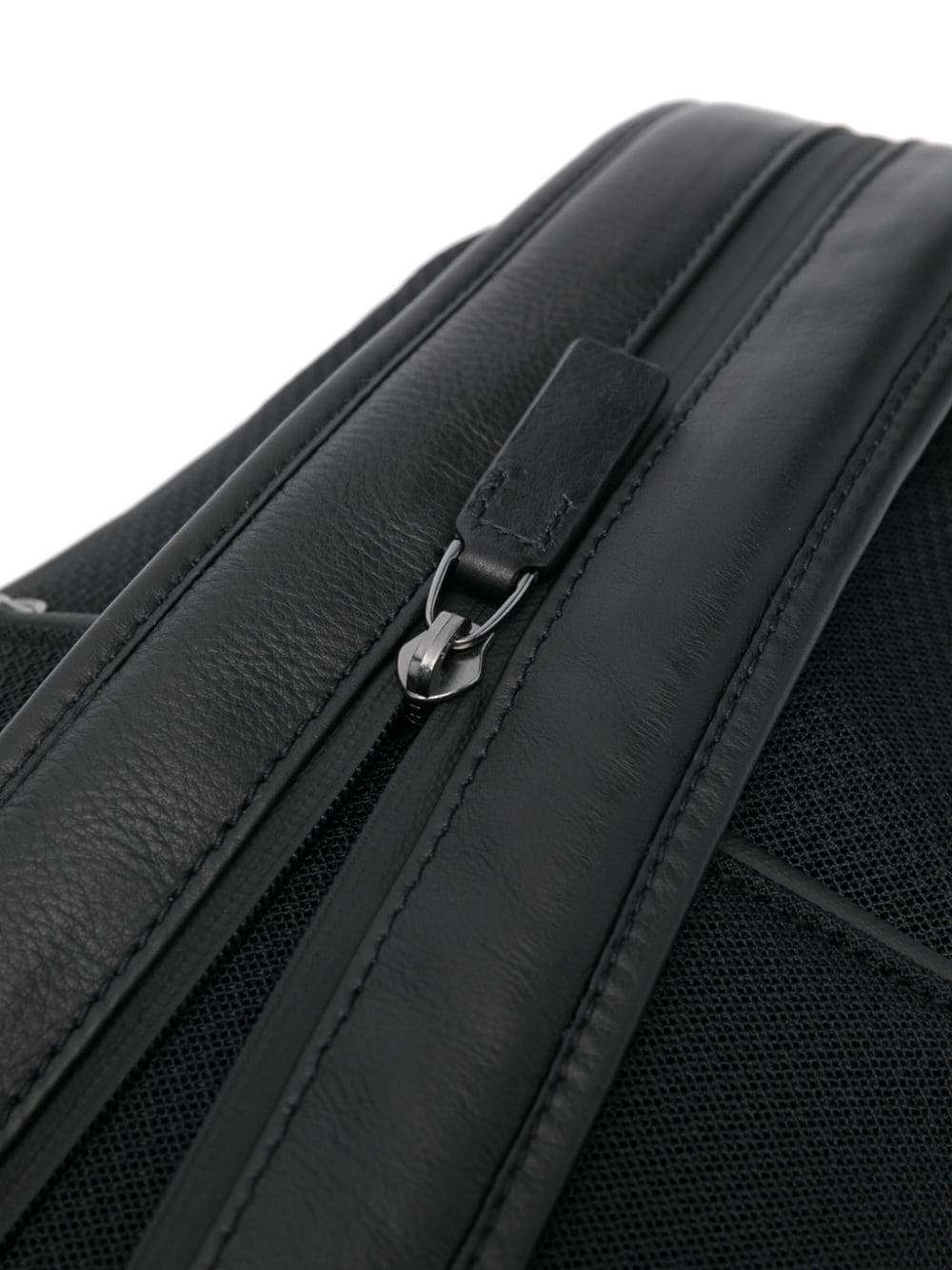 Shop Piquadro Logo-embossed Backpack In Black