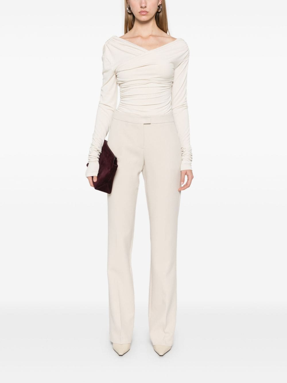 Shop The Andamane Gladys Trousers In Neutrals