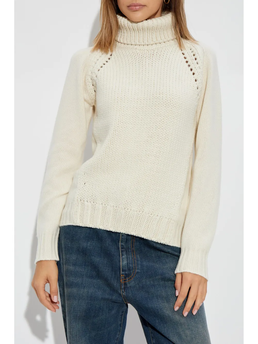 Fabiana Filippi Coltrui van kasjmiermix Beige