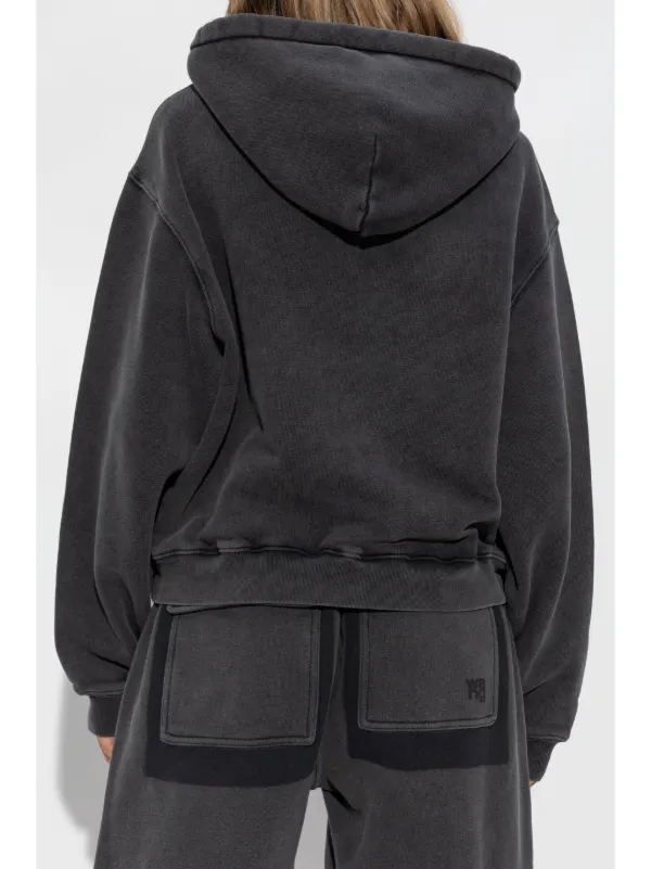 ■ Alexander Wang コットン テリー ロゴフーディ ■ alexander wang - 【定番アイテム】 ESSENTIAL TERRY HOODIE WITH PUFF