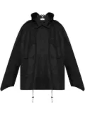 VETEMENTS cotton hooded jacket - Black