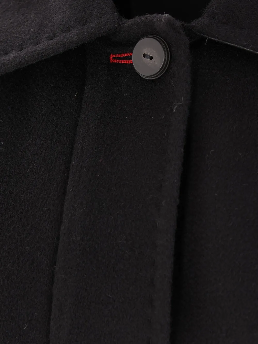 Max Mara Baruffa Coat In Black