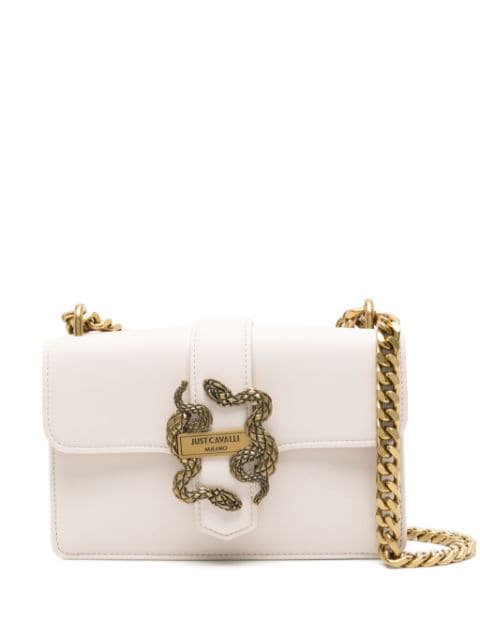 Just Cavalli metallic-snake shoulder bag