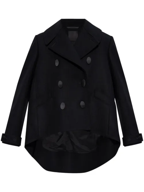 Veste en laine à design asymétrique - Givenchy - Modalova