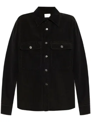 SAINT LAURENT サンローラン 黒 ドレスシャツ シアーシャツ SAINT LAURENT PARIS サンローランパリ シルク シアーシャツ