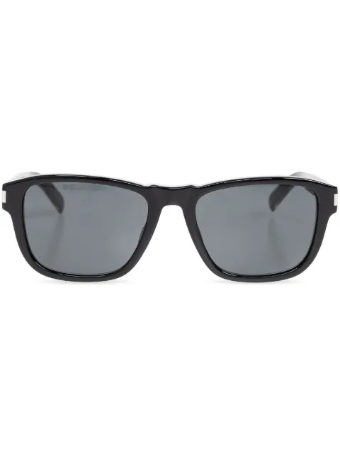 Saint Laurent Eyewear logo-plaque square-frame sunglasses