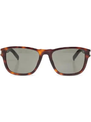 Saint Laurent Eyewear トータスシェル サングラス | ブラウン