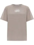 Alexander Wang blade-logo cotton T-shirt - Neutrals