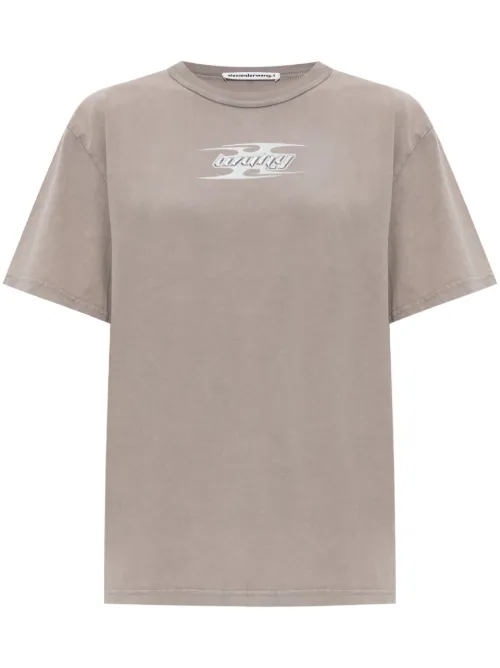 T-shirt à logo lame - Alexander Wang - Modalova