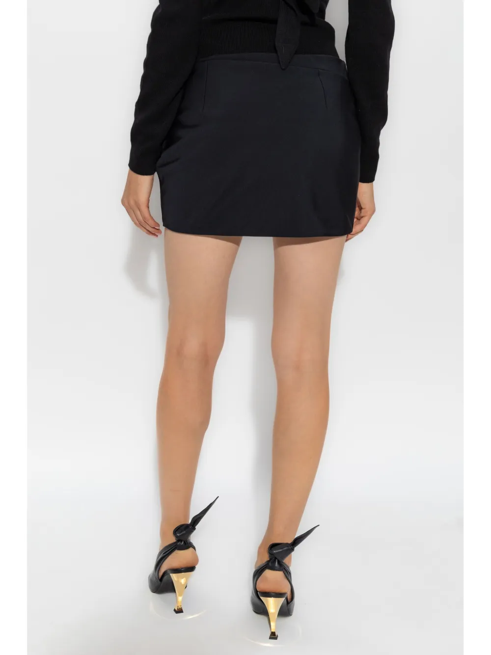 Givenchy Gedrapeerde mini-rok Zwart