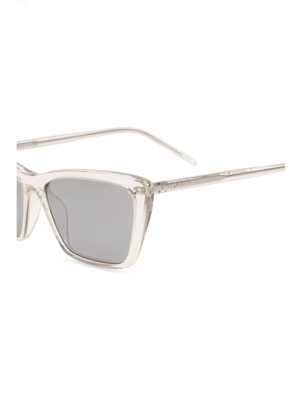 SAINT LAURENT LOGO-PRINT SUNGLASSES 