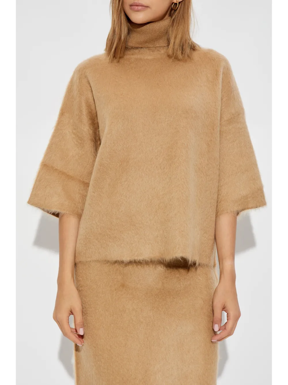 Fabiana Filippi Top met col Beige