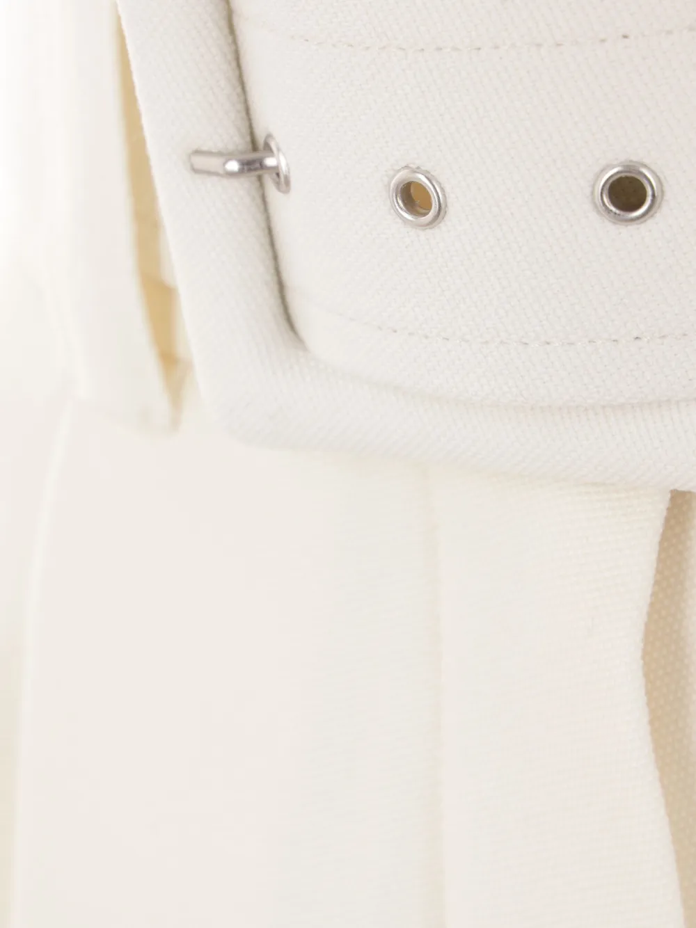 Max Mara Broek met ceintuur Wit