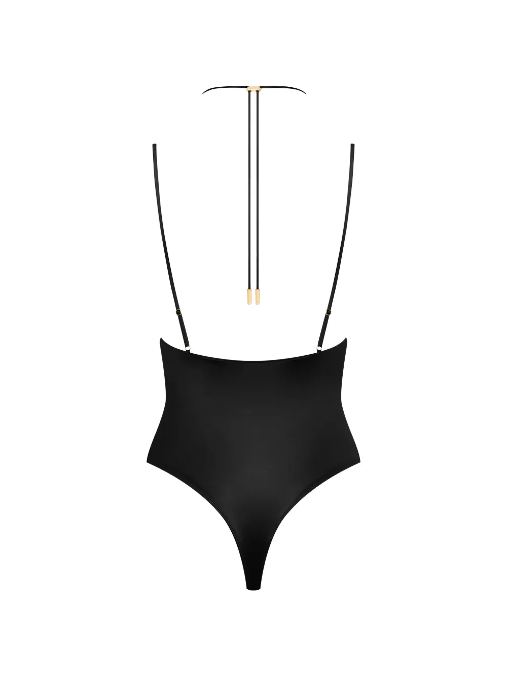 Maison Close Body met print Zwart