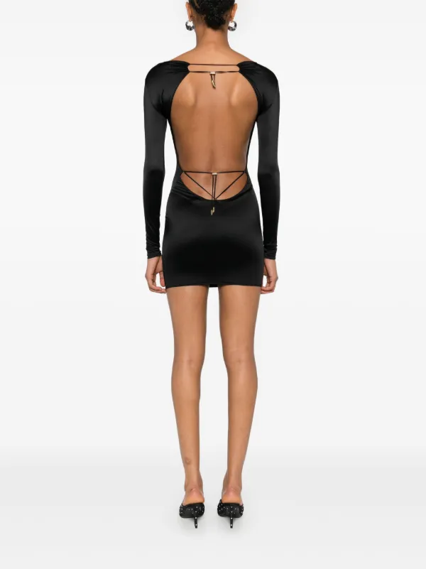 Maison Close French Kiss オープンバック ミニドレス | ブラック