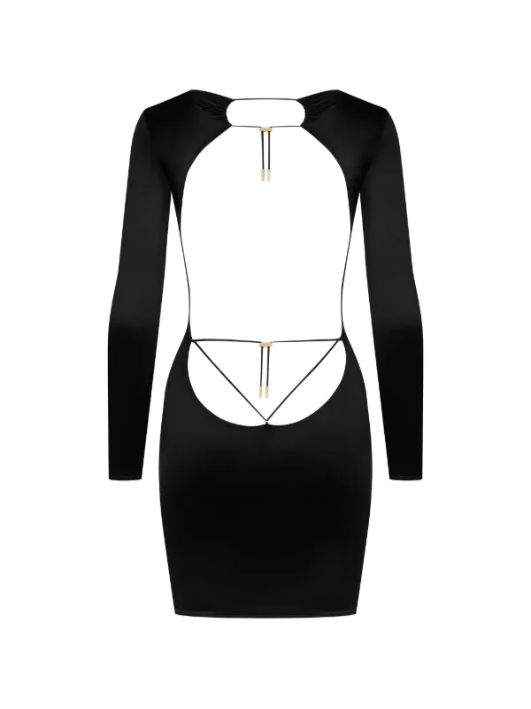 Maison Close French Kiss Mini Dress | Black | FARFETCH CA