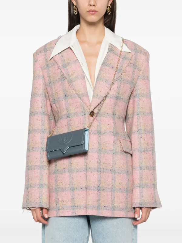 Chiara Ferragni Eyelike チェーンウォレット | グレー | FARFETCH JP