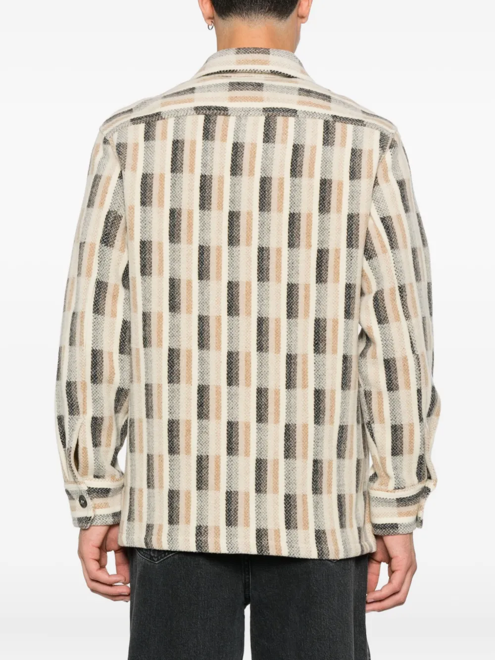A.P.C. Geruit jack Beige