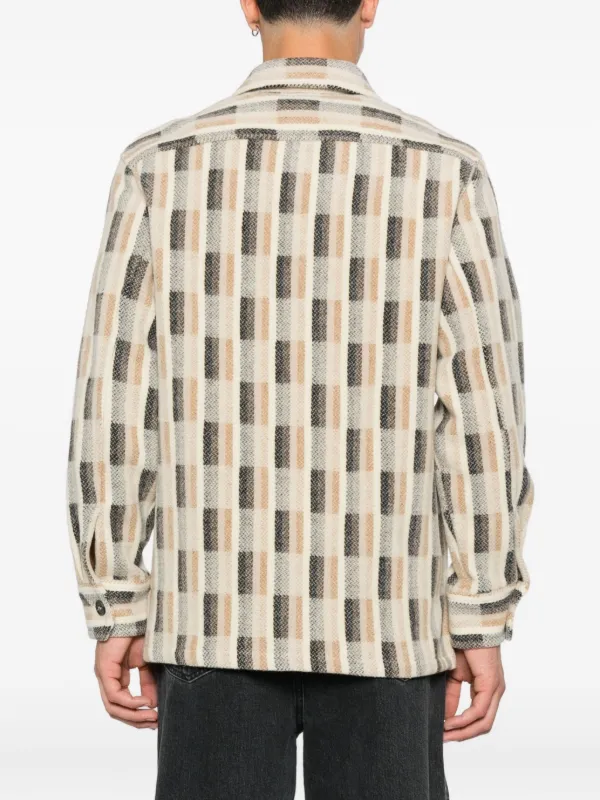 A.P.C. チェック ジャケット | ニュートラル | FARFETCH JP