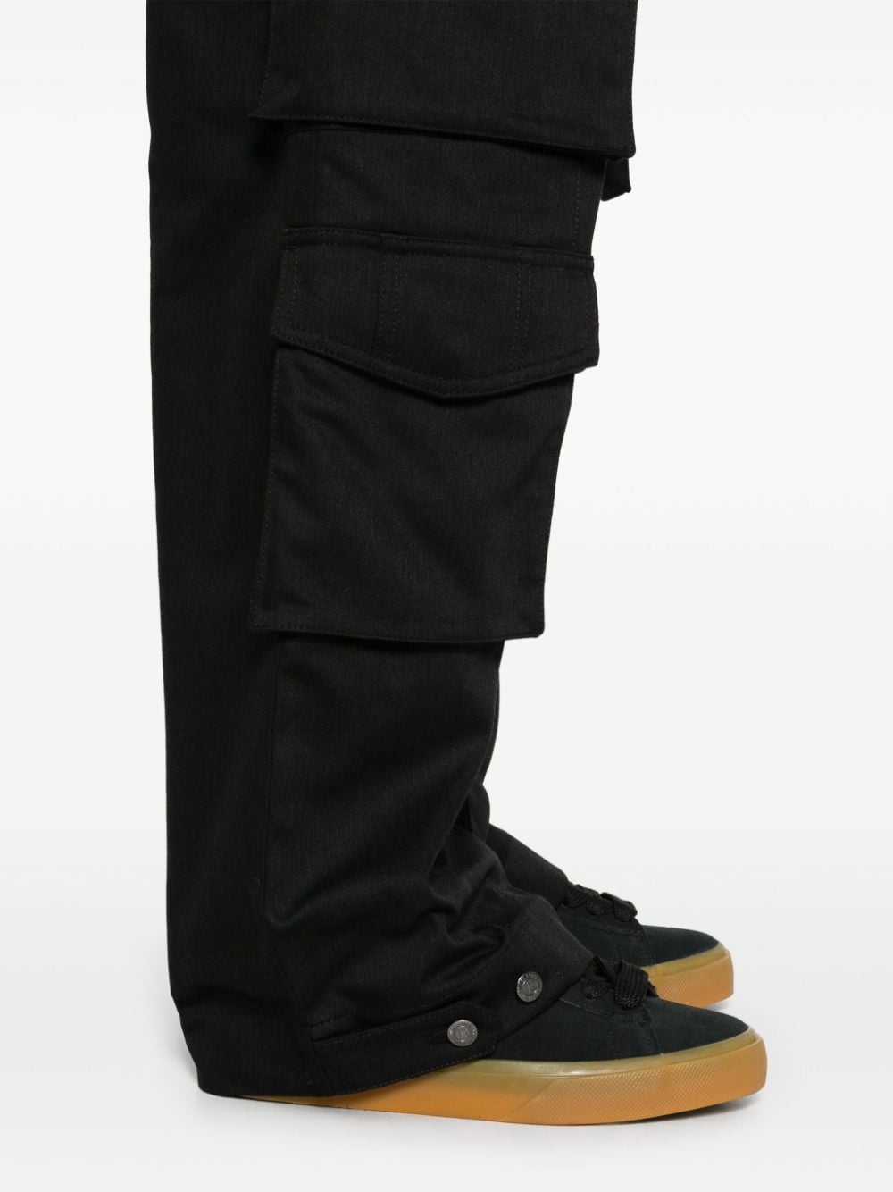 Shop Golden Goose Lisette Cargo Pants In Black