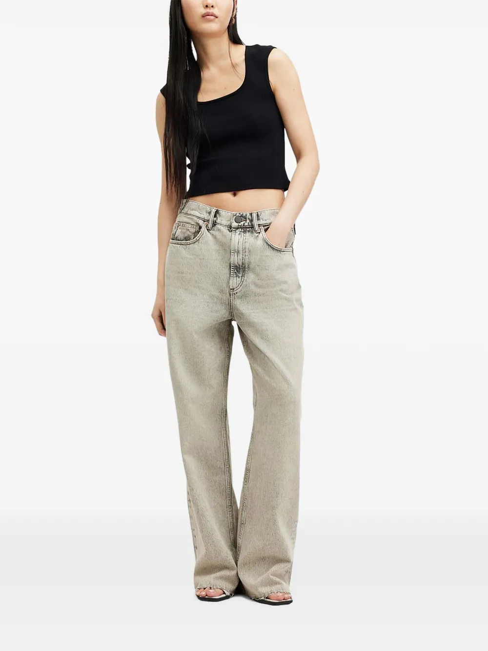 AllSaints Blake pocket jeans - Beige