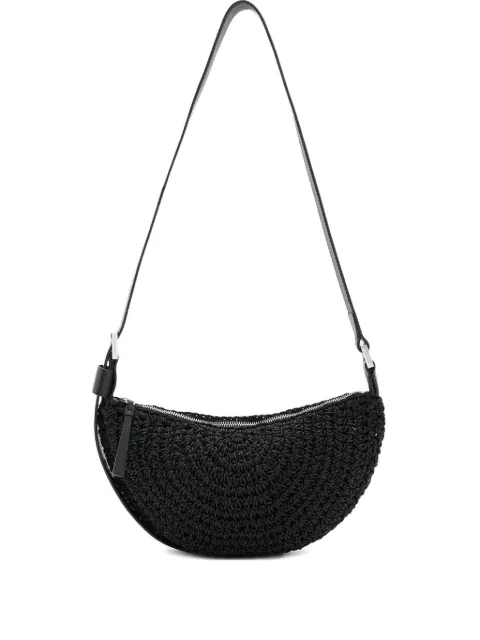 AllSaints crochet half-moon shoulder bag