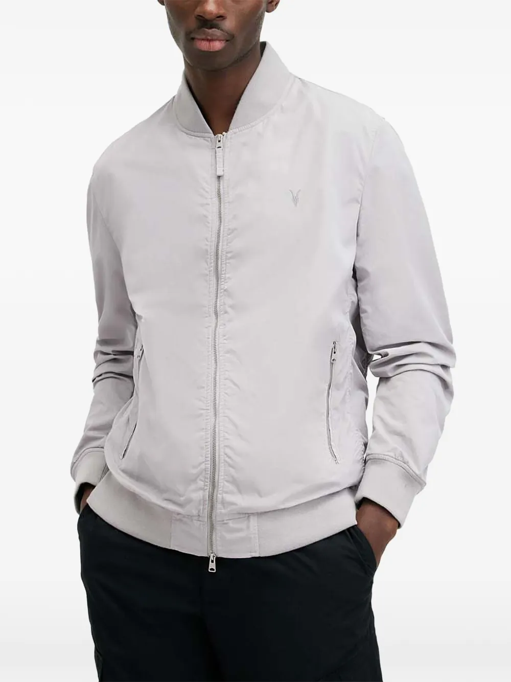 AllSaints chaqueta con cremallera | gris | Image 1